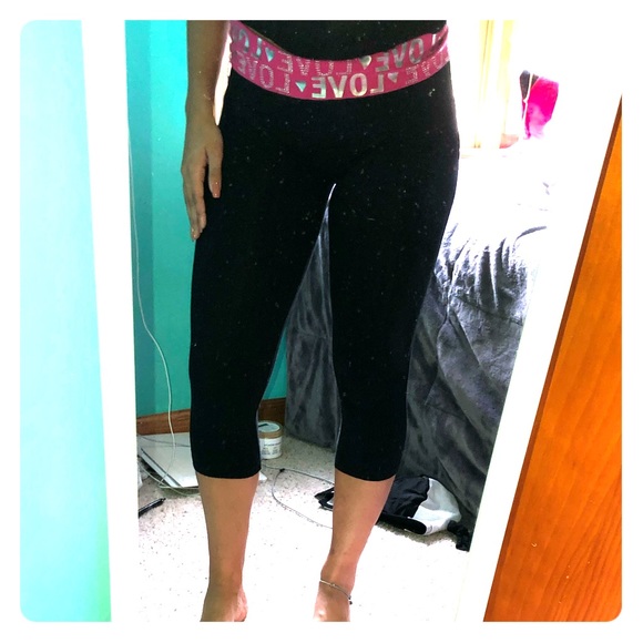 black cropped leggings - Picture 1 of 4